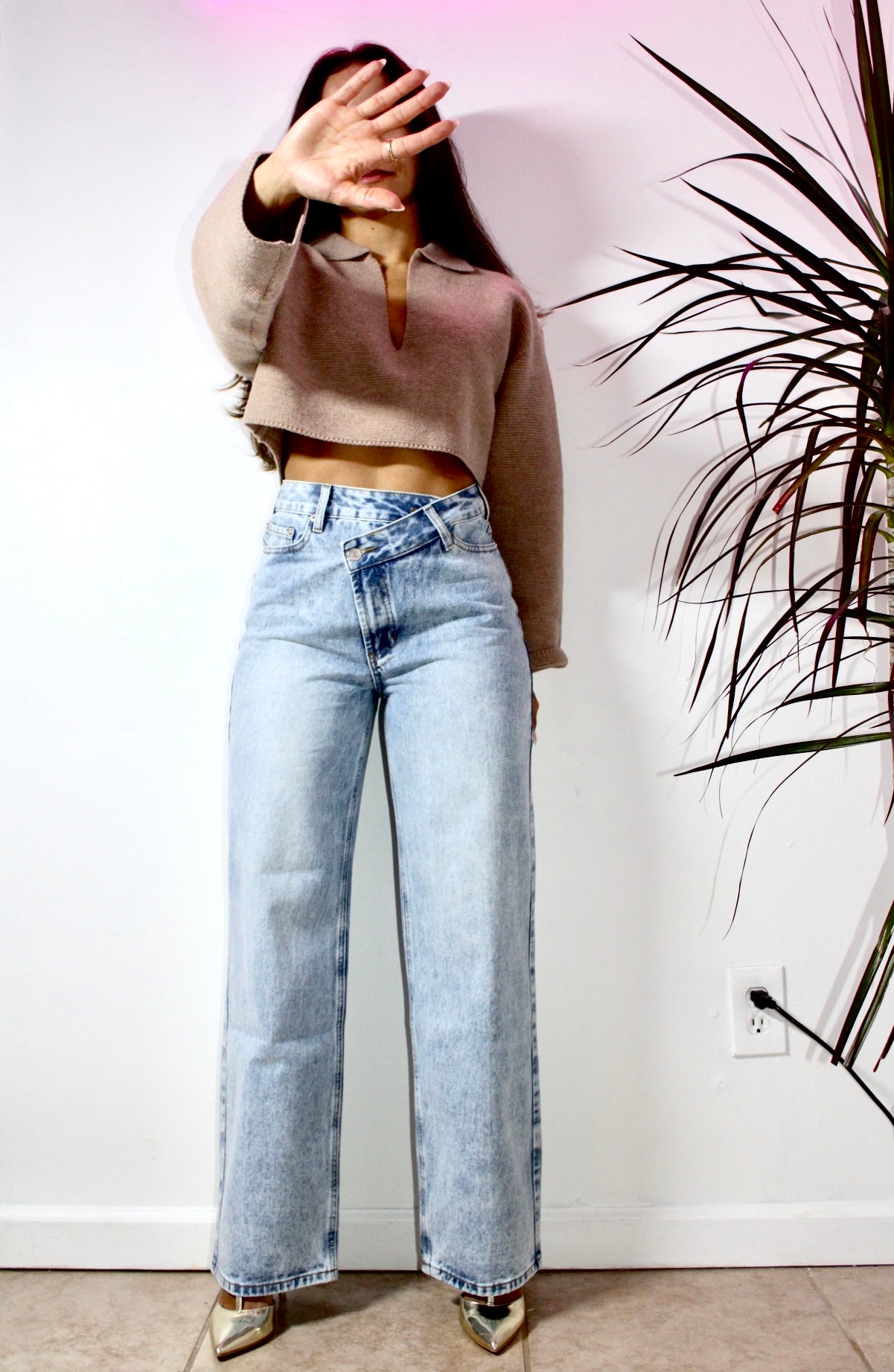 Bella V-Neck Sweater Top