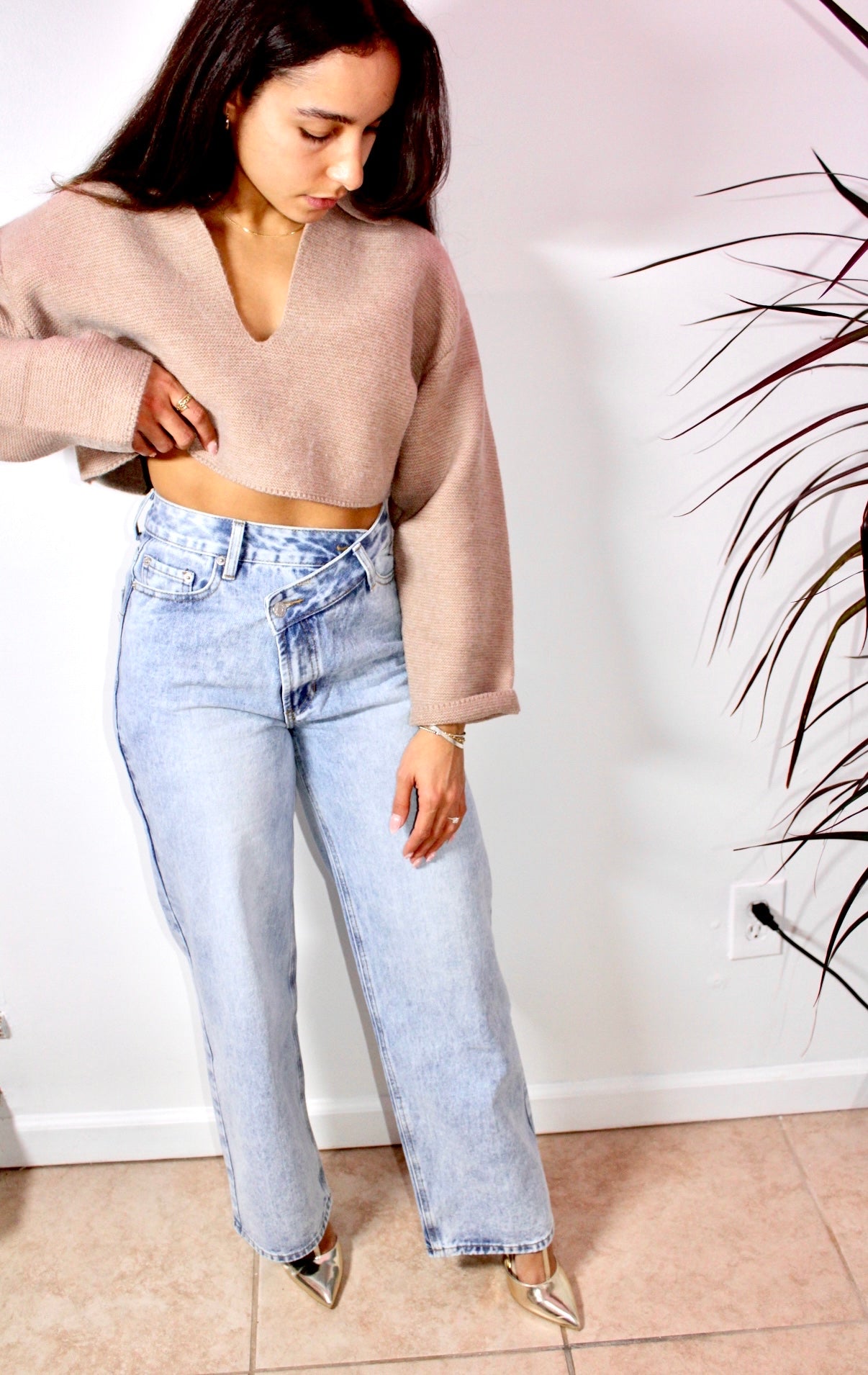 Bella V-Neck Sweater Top