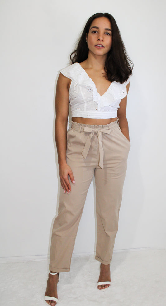 Classy Belted Pants