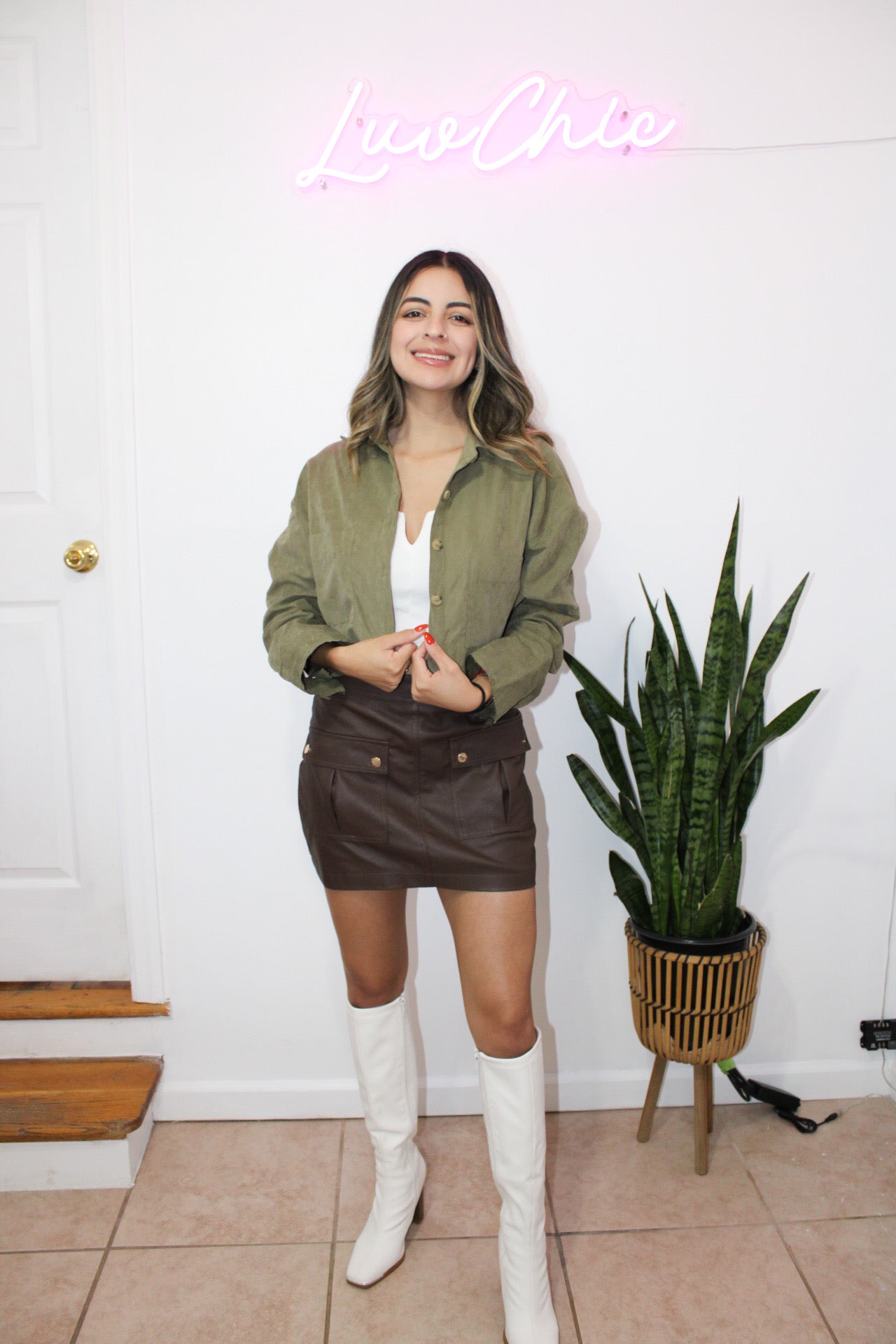 'Must Have' Faux Suede Top