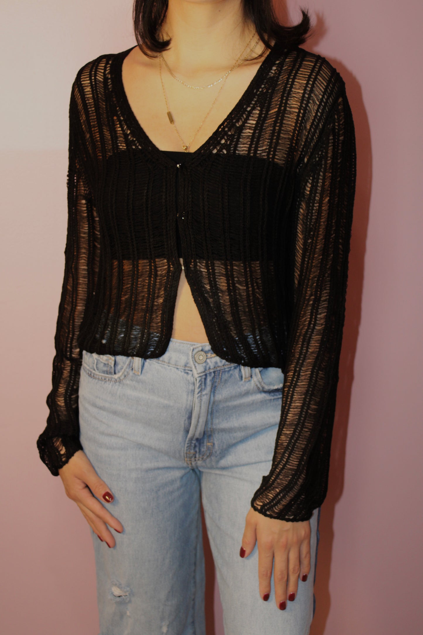 Timeless Crochet Knit Cardigan