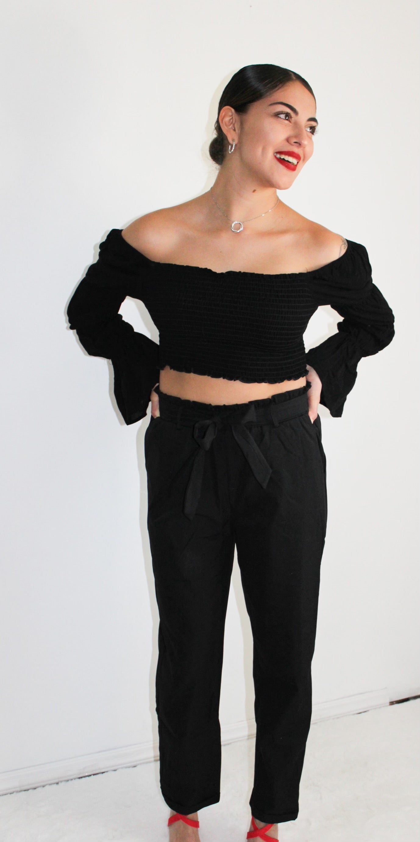 Classy Belted Pants