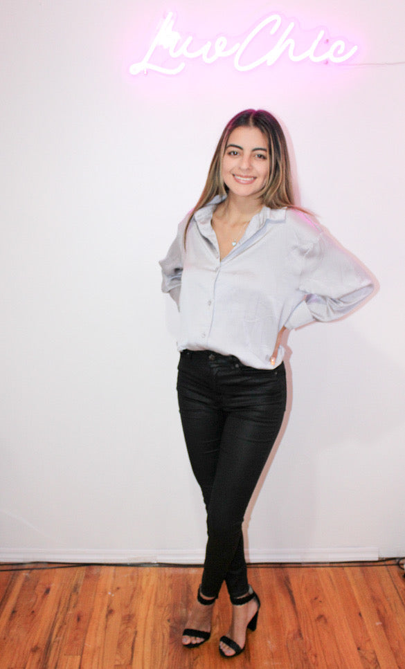 Emma Satin Blouse