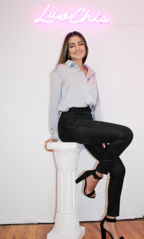 Emma Satin Blouse