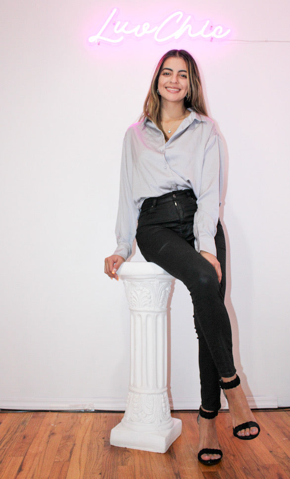 Emma Satin Blouse