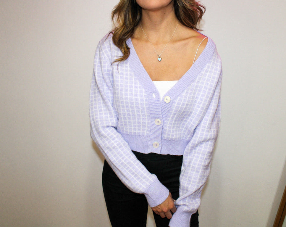 Alexa Plaid Cardigan